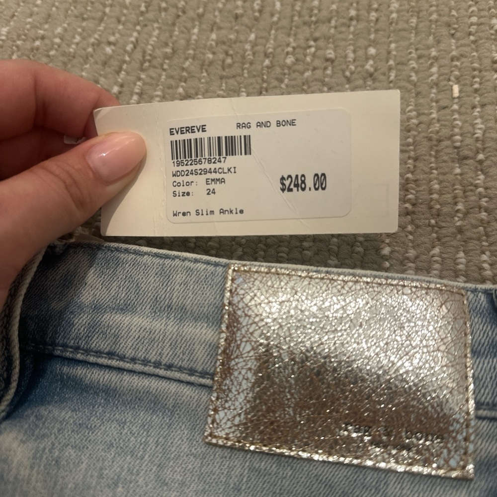rag & bone Light Blue Skinny Jeans - Picture 5 of 5
